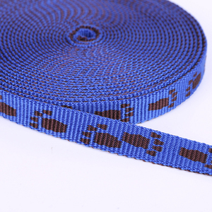 Sangle en nylon imprimée personnalisée de bonne qualité pour collier de chien Laisses de chien Sangle