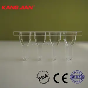 Gobelets jetables en plastique, 1 pièce, pour pince à mesurer, banderole française