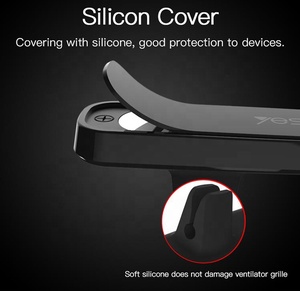 ユニバーサル4個入りマグネット式エアコン吹き出し口シリコン製車載携帯電話ホルダー、磁気式携帯電話ホルダー（車用） - Product Image 3