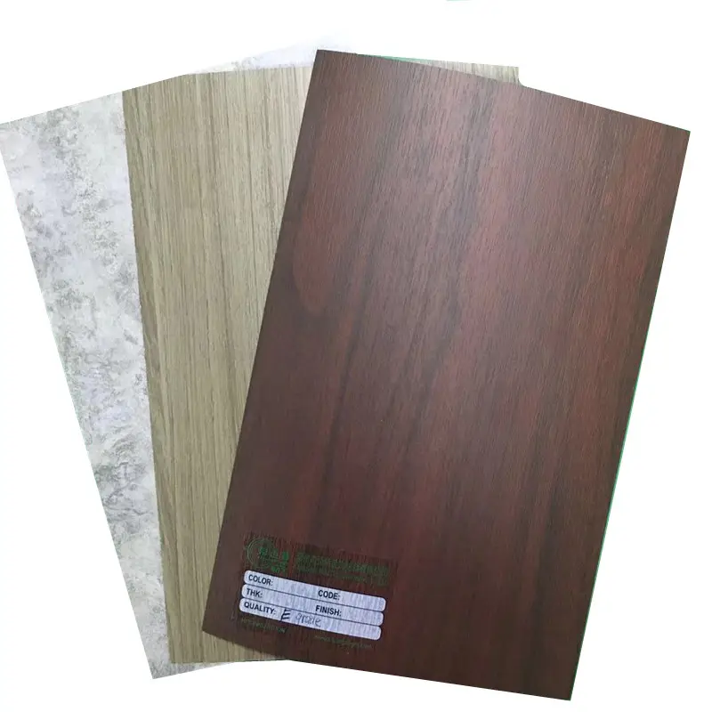 Laminado de madera HPL, puerta laminada de 0,7mm, color madera