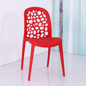 Grosir desain modern furnitur ruang makan gelembung kuat belakang makan Hitam resin serat plastik kursi tumpuk