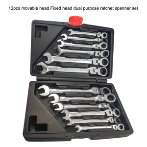 <strong>Set</strong> of 12pcs Movable Head Fixed Head Dual-purpose <strong>Ratchet</strong> <strong>Spanner</strong> Opening Torx Hand Wrench Quick Machine Auto Repair <strong>Spanners</strong> - Product Image 3