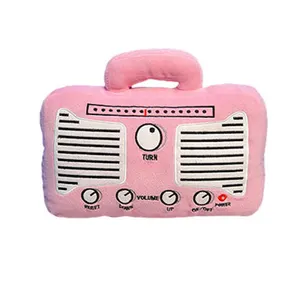 Wholesale custom stuffed fm plush toy radio for kids