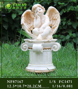 resina religioso statua di angioletto - Product Image 1