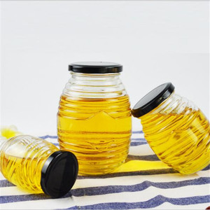 <span class=keywords><strong>Bocaux</strong></span> en verre de 100ml/200ml, nid d'abeille, vide, décoratif, avec couvercle, 10 pièces - Product Image 1