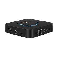 2019 nuevo modelo Android 6.0.1 Meelo + XTV 1 + 8GB Iptv Set Top Box Android Tv Box negro 4K Quad Core USB 2,0 8GB Amlogic S905X