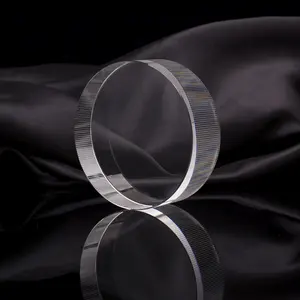 Gelas Kristal Optikal Kaca Bulat Elegan Kualitas Tinggi Laser Kubus Kristal untuk Suvenir Bisnis