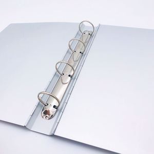 High Quality Custom Embossed A4 Aluminum File Folder 2 3 <strong>4</strong> <strong>Ring</strong> <strong>Binders</strong> for Organization - Product Image 1