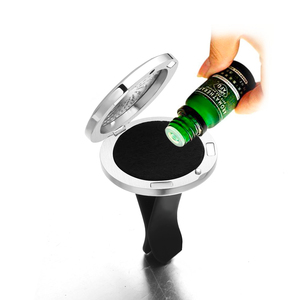 Custom 316L Stainless Steel Car Essential Oil <strong>Diffuser</strong> <strong>Locket</strong> Car Vent Clip, Car Oil <strong>Diffuser</strong> - Product Image 1