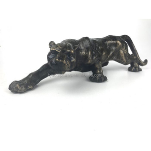 Statua di Leopardo <span class=keywords><strong>Pantera</strong></span> in Bronzo di Alta Qualità per Decorazione Giardino - Product Image 4