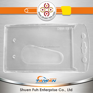 S.F. DBH-19 PS Transparent Lanyards ID <b>Badge</b> Card <b>Holder</b> 58x105cm for One Position - Product Image 3