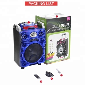 Loa Xe Đẩy 20W Bộ Khuếch Đại Không Dây Di Động 2022 Ah 10 Inch Thiết Kế Mới Nhất 1500 Loa Tiệc Ngoài Trời - Product Image 6