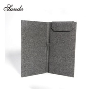 Couverture de Menu A4 en cuir Pu, pliable, pour Restaurant, nouveau Design