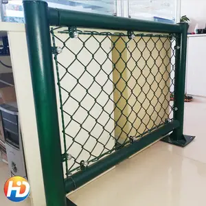 6 Foot 9 Gauge Chainlink Fence Galvanized Iron Cotaed Cyclone Wire Chain Link Fence With Accessories Barbed Wire