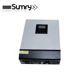 Inverter Tenaga Surya Hibrida Off Grid, 24vdc 3000va/2400W dengan Pengontrol Beban Bawaan