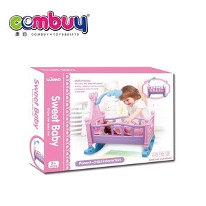 Jeu d'intérieur de jouets pour enfants, poupée, <span class=keywords><strong>lit</strong></span> à bascule, nouvelle collection - Product Image 6