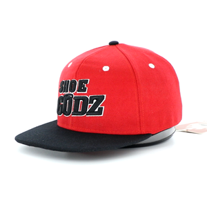 100% acrylic fabric 3D embroidery flat brim Snapback hat shell - Product Image 1