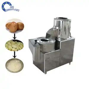 Small food business use potato chips making potato peeling and cutting machine