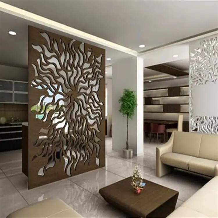 decorative room divider metal screen partition