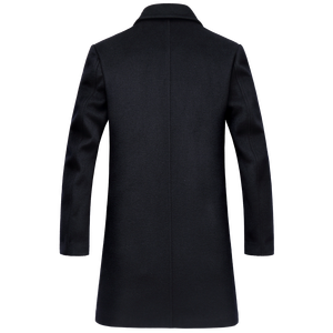 Autumn and Winter New Business <strong>Mens</strong> <strong>Trench</strong> <strong>Coat</strong> Wool <strong>Mens</strong> <strong>Coat</strong> Trending Products <strong>Black</strong> <strong>Mens</strong> Wool <strong>Long</strong> <strong>Coat</strong> - Product Image 5