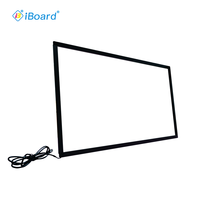 2024 Venta caliente IR marco táctil interfaz USB superposición de pantalla táctil multiinfrarroja para TV/monitor/pantalla LED nuevo estado del producto