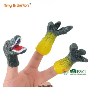 Новинка, игрушка, реалистичный резиновый динозавр, пальчиковая марионетка