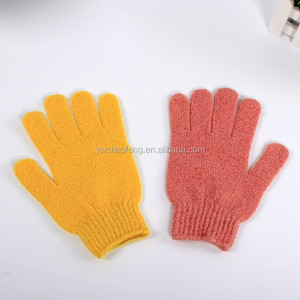 Yiwu Vijf Vinger Badhandschoen Exfoliërende Scrub Handschoenen Body Scrub Saunawant Wegwerp Badhandschoenen - Product Image 6