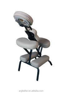 Silla de Masaje de Marca de Fábrica al por Mayor, Portátil, Plegable, de Aluminio Negro, para Salón de Belleza, con Soporte Facial - Product Image 5