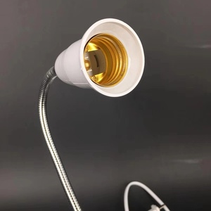 Direct Rechargeable E27 LED <strong>Light</strong> Clip Lamp <strong>Socket</strong> Adjustable Book Reading Night <strong>Light</strong> with EU Plug Screw Style Made ABS Plastic - Product Image 3