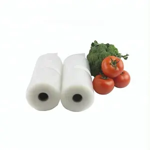 Plástico libre de BPA en relieve 200ml bolsa de almacenamiento de leche materna cuadrado ahorrador de alimentos rollos de sellador al vacío uso de cocina rollos de vacío de alimentos