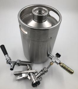 Đánh Bóng Bằng Thép Không Gỉ Mini Beer Keg Làm Sạch Với Co2 Tap - Product Image 5