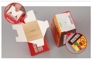 Chips de pollo desechables personalizados, caja de cartón para llevar, vasos de papel para <span class=keywords><strong>palomitas</strong></span> de maíz - Product Image 3