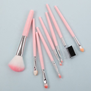 Set di 5 <span class=keywords><strong>Pennelli</strong></span> per Trucco per Bambini con Logo Personalizzato, Manico in Plastica e Setole Sintetiche - Regalo Promozionale per l'Applicazione di Correttore - Product Image 2