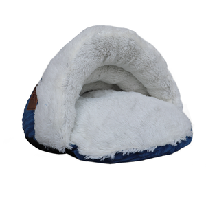 Luxe corduroy honden- en kattenbed, milieuvriendelijk, waterdicht, polyester vulling, zacht pluche, comfortabel, modieus, 40cm, reisformaat - Product Image 2