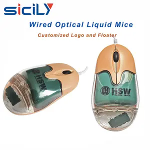 Custom Promotional Advertising Aqua Computer liquid Mouse Water mouse