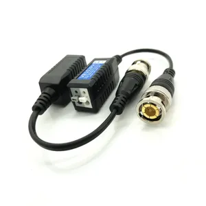 Single Channel HD Screwless 75 ohm to 120 ohm Video Balun Converter for CCTV Ip Camera (VB102PH)