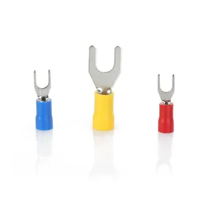 Sản Xuất Tại Trung Quốc SV1.25-3 Brass Spade Cáp Điện Kết Nối Thiết Bị Đầu Cuối