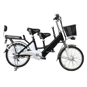الدراجة الكهربائية السيدات الكبار Suppliers-جديد الكبار الثلاثي ثلاثة 3 مقاعد 48V i السيدات الكهربائية الدراجة مع مقعد الطفل للبيع