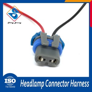 Mejor venta Oem Odm faro mazo de cables 2 pin hombre mujer impermeable conector de cableado de automoción - Product Image 1