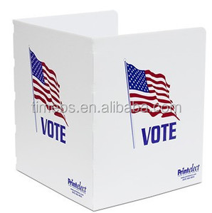 Portable 2 Person Corrugated Plastic Voting Table,voting Booths - Product Image 1