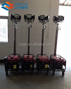 Torre de luz 3kw gasolina generador con 4 luces construcción torre de luz - Product Image 5