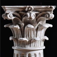 Petit pilier romain en résine de style grec antique pour la décoration intérieure