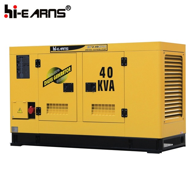 Hi Earns 20kva 30kva 40KVA 60kva Generador Manufacturer 50hz Standby Power 30kw Soundproof Portable Waterproof Diesel Generator