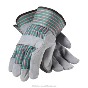 Cuffs shorts gardening gloves working buffalo leather - Product Image 1