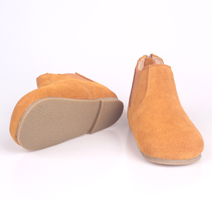 Véritable Main En Cuir Chaussures Mix Couleurs Fantaisie Belle Pas Cher Semelles Souples <span class=keywords><strong>Bébé</strong></span> Bottes D'hiver - Product Image 2