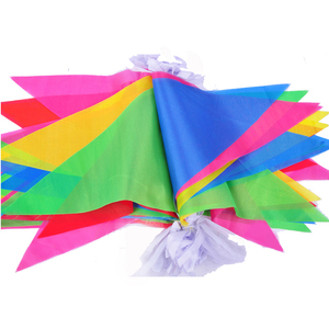 Haute qualité polyester célèbre festival décoratif <span class=keywords><strong>triangle</strong></span> drapeau - Product Image 2