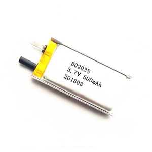 맞춤형 충전식 802035 3.7v 500mah 1.85wh 리포 배터리 - Product Image 4