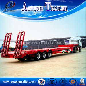 3 essieu 50 tonnes concave type de faisceau low loader <span class=keywords><strong>remorque</strong></span> <span class=keywords><strong>vente</strong></span> avec mécanique échelle - Product Image 5