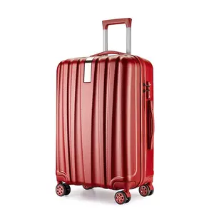 Üst satış l en iyi seyahat 3 parça ABS arabası bavul seti/bagaj ile tekerlekler abs tekerlekli çantalar