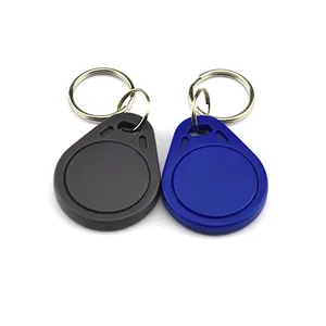 Wholesale Customized Programmable RFID Key 13.56Mhz Keychain NTAG 215 NFC Key Fob